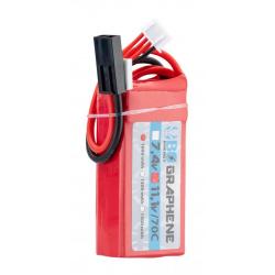 1 stick batterie Graphene 3S 11.1V 1000mAh 70C Lipo - BO Manufacture