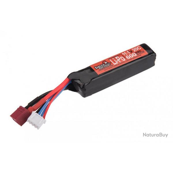 1 micro stick batterie Lipo  11,1V 600mAh 20C special PDW - Lancer Tactical