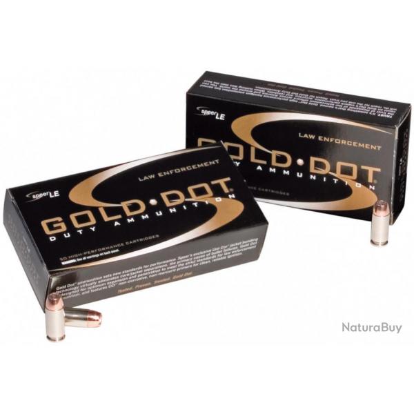 Balles CCI  9 mm Para  124 grains Speer Gold Dot