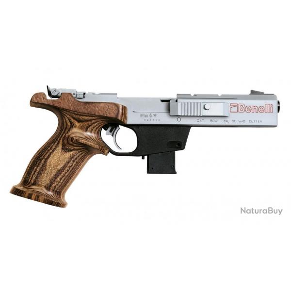Pistolet Benelli MP95 E Cal.32 S&WT chrome droitier