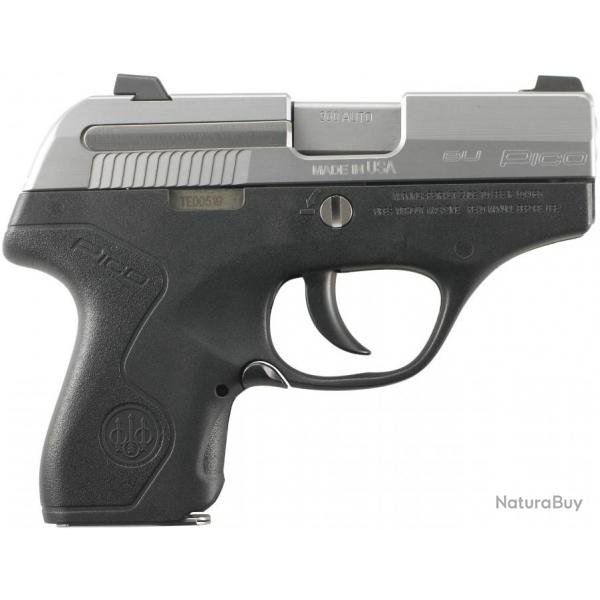 Pistolet Beretta Pico Calibre .380 Noir Inox 2.7" 