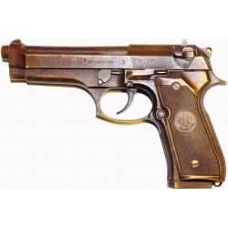 Pistolet Beretta 92FS couleur bronze Calibre 9mm Para