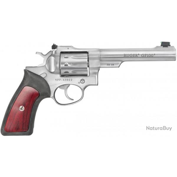 Revolver Ruger GP100 Cal.22 Lr inox  
