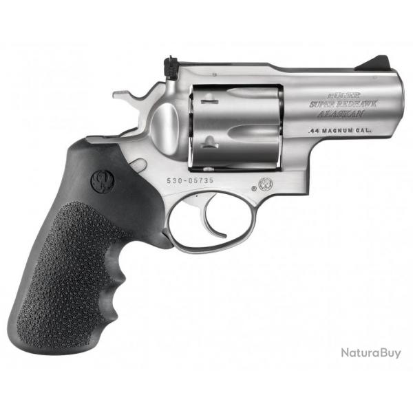 Revolver Inox Ruger Super Redhawk Alaskan Calibre .44MAG Canon 2.1/2" 6 coups