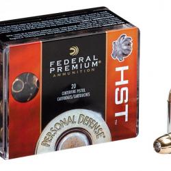 Balles Federal 9mm Luger 124 GR HST JHP "PERSONAL DEFENSE" 