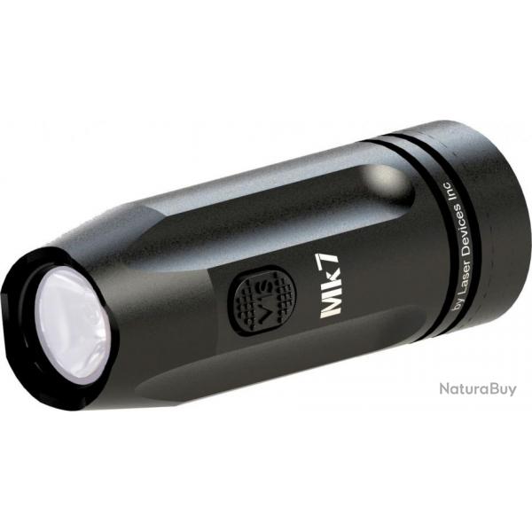 Lampe Laser Devices MK7 Battle Light noire 350 Lumen avec 1 batterie CR123A