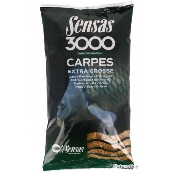 Amorce Sensas 3000 carpes extra grosse 5KG