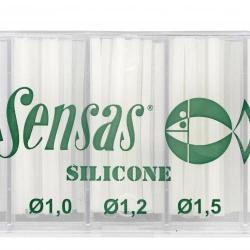 Assortiment de gaines silicone transparentes  (0,8/1,0/1,2/1,5/1,8)
