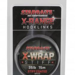 Tresse Gainee Starbaits X wrap stiff coated braid 35 lb