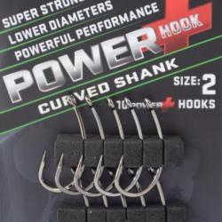 Hameçon Starbaits Power hook curved shank n°2