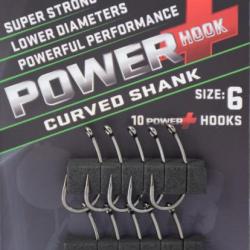 Hameçon Starbaits Power hook curved shank n°6