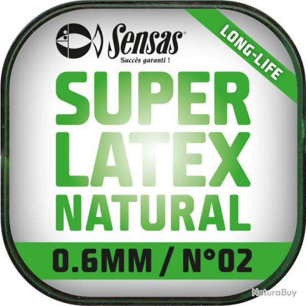 Super latex natural Sensas 0.6 mm