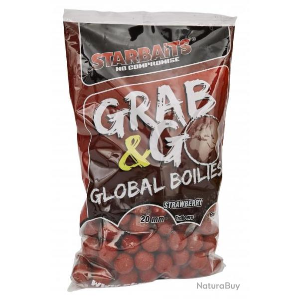 Bouillettes Starbaits G&g global boilies 1 kg stawb jam 20 mm