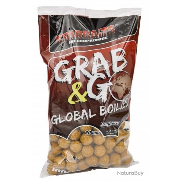 Bouillettes Starbaits G&g global boilies 1 kg sweet corn 20mm