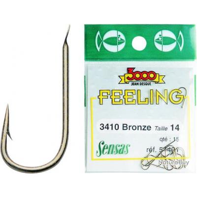 Sachet hameçons sensas 3410 bronze N°22