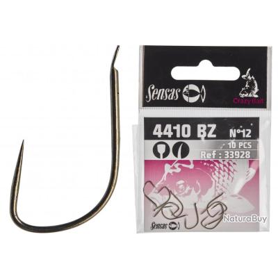 Hameçons SENSAS Crazy Bait Barbless 4315 Bronzé N°12