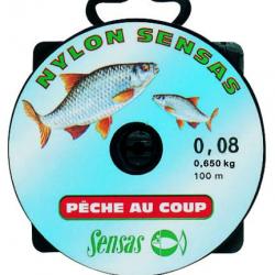 Nylon spécial pêche au coup Sensas 100 m Diam.0,08;