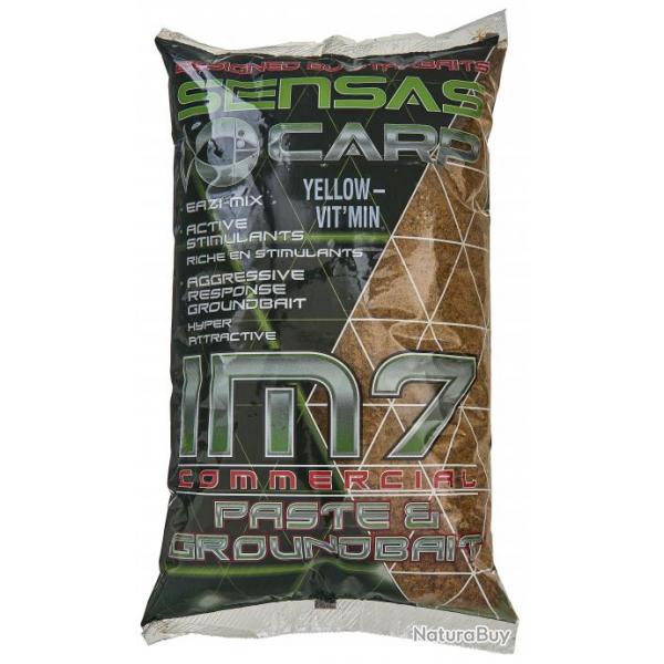 Amorce Sensas IM7 groundbait yellow-vit'min 1KG