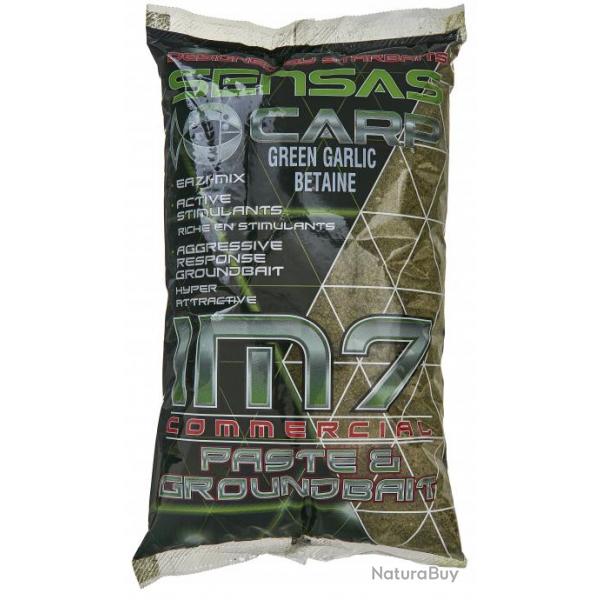 Amorce Sensas IM7 groundbait green garlic betaine 1KG