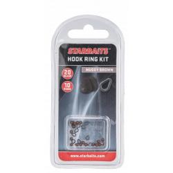 Hook ring kit muddy marron Starbaits