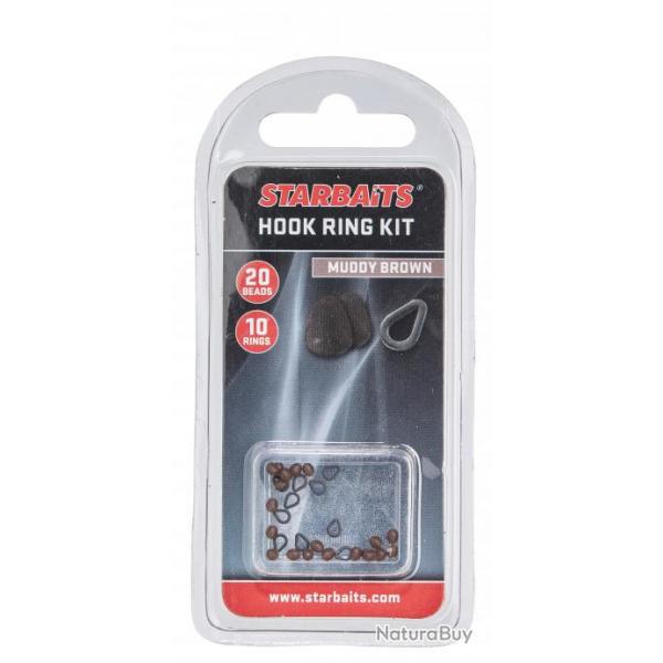 Hook ring kit muddy marron Starbaits