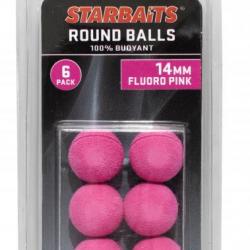Appat Artificiel Starbaits Round balls 14MM rose