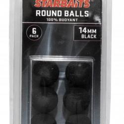 Appat Artificiel Starbaits Round balls 14MM noir