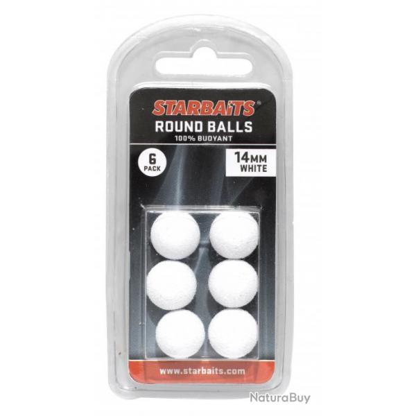 Appat Artificiel Starbaits Round balls 14MM blanche
