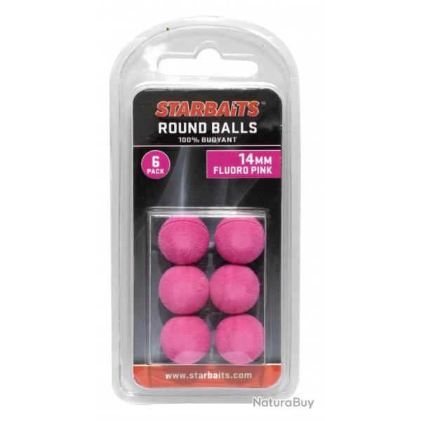 Appat Artificiel Starbaits Round balls 14MM rose