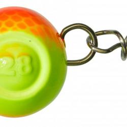 Têtes plombées Gunki G'flip orange/fluo yellow 28 gr