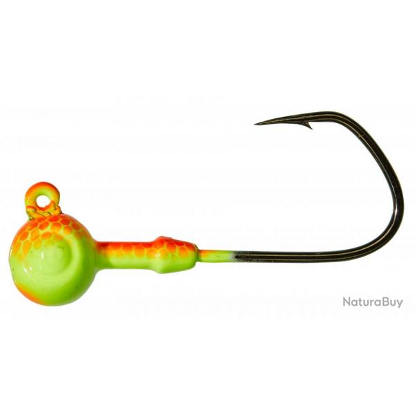 Ttes plombes G round pike short-s orange yell 10 gr 4/0