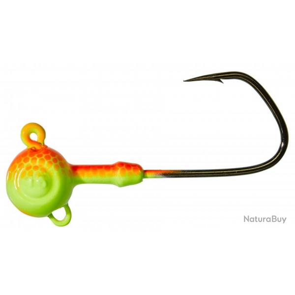 Ttes plombes G round pike short-s orange yell 15 gr 5/0