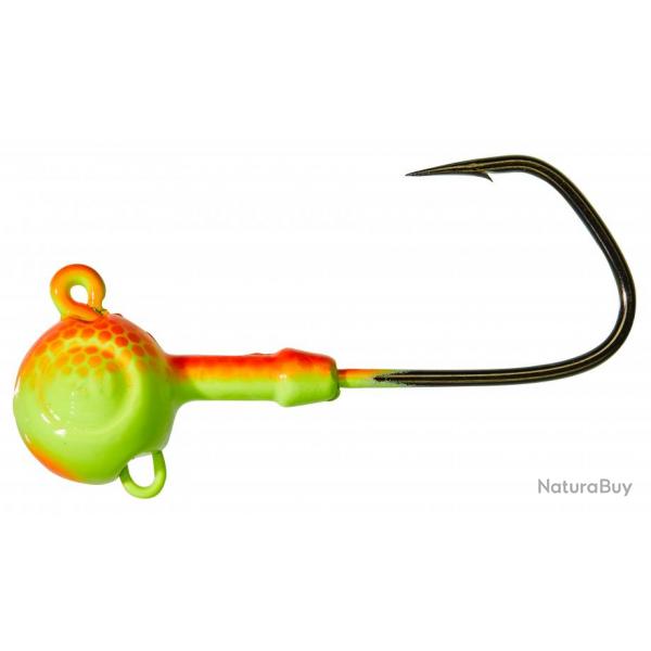 Ttes plombes G round pike short-s orange yell 20 gr 5/0