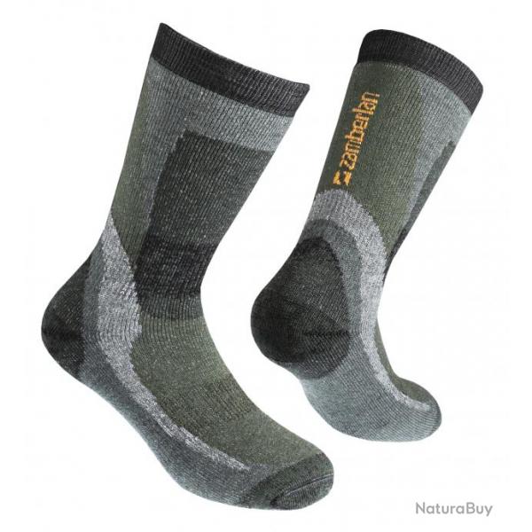 Chaussettes vertes Zamberlan thermo forest low