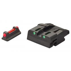 Hausse et guidon fibre optique LPA pour Walther P99, PPQ, PPQM2 (No calibro 22)