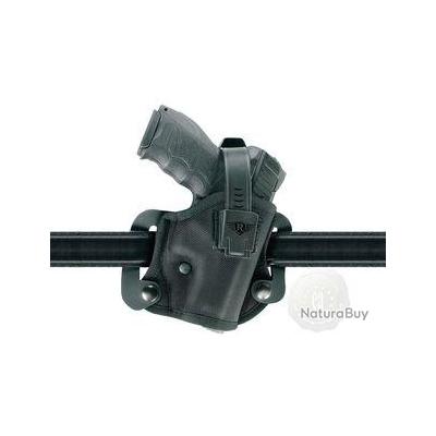 Étui Tactique De Ceinture Pour Pistolet - Noir Réglable Ambidextre En Nylon Et Métal