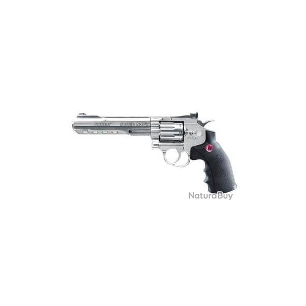 Rplique revolver Super Hawk 8 Pouces CO2	- Argent