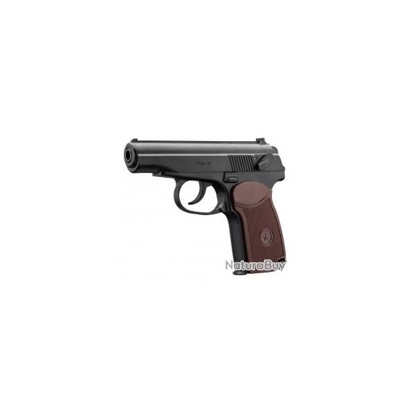 Pistolet CO2 culasse fixe BORNER PM-X cal. 4.5mm BB's	