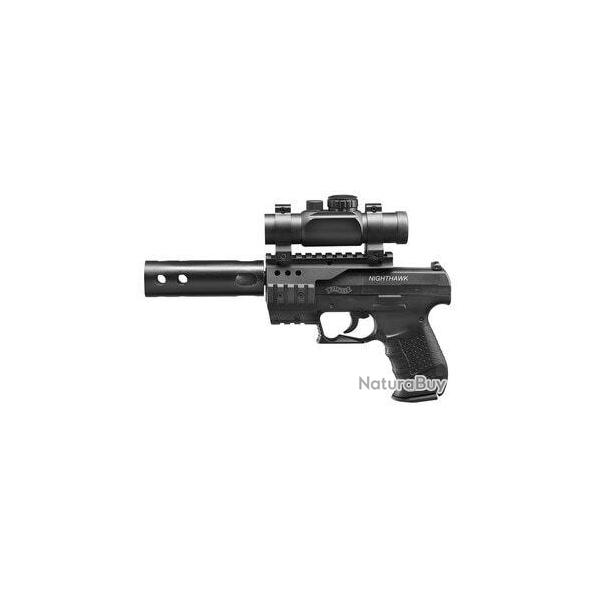 Pistolet CO2 Walther night Hawk noir BB's cal. 4,5 mm