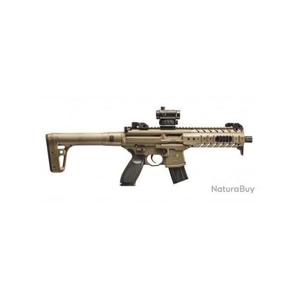 Carabine Sig Sauer MPX CO2 4,5 mm plombs + point rouge Sig 20R Tan