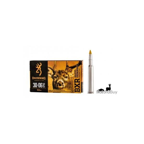 Munition grande chasse Browning cal. 270 Win BXS 130 gr  