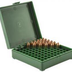 Boîte de rangement 100 munitions cal. 9 x 19 Boîte Mégaline