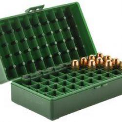 Boîte de rangement 50 munitions cal. 45 ACP Boîte Mégaline