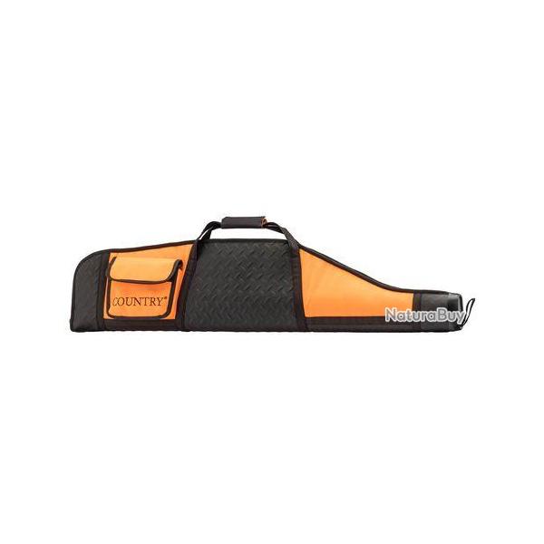 Fourreau orange/noir en cordura pour carabine avec lunette - Country Sellerie