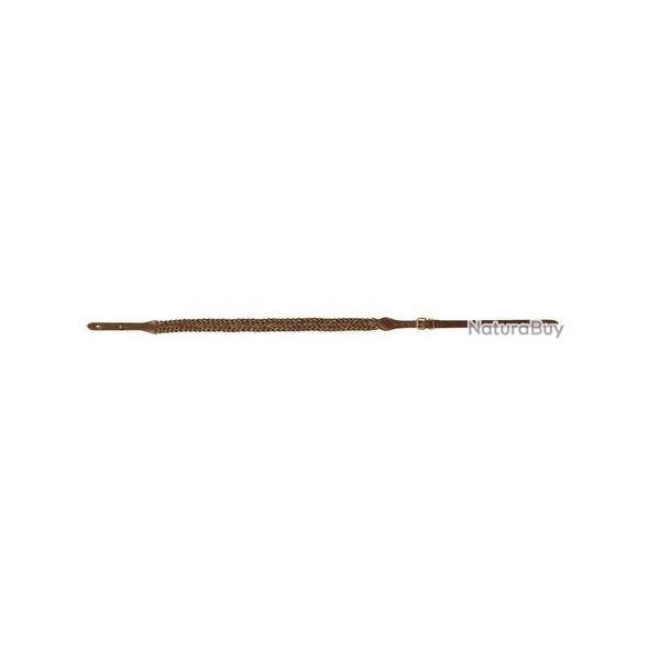 Bretelle fusil crote tresse 7 brins - Country Sellerie