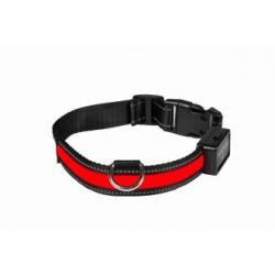 Collier Light Collar USB Rechargeable EYENIMAL - rouge taille L