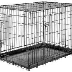 Cages pliantes de transport pour chien - 2 portes latérales