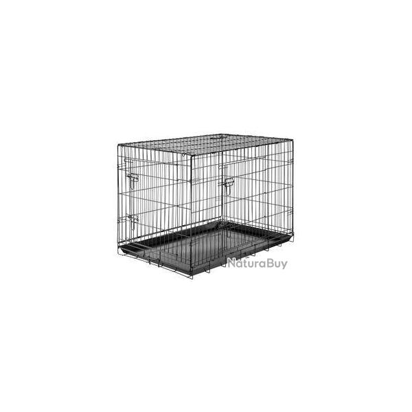 Cages pliantes de transport pour chien - 2 portes latrales