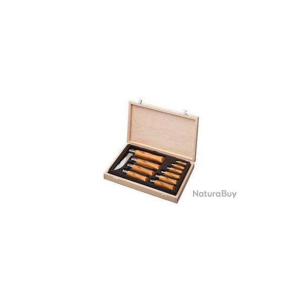 Coffret 10 couteaux collection Opinel