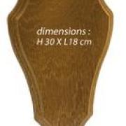 Lot De 10 écussons En Bois Pour Trophées De Chasse - Chevreuil, Brocard, Chamois